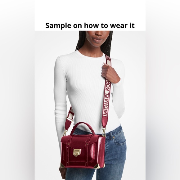 9.. Michael Kors Manhattan Medium Satchel - Picture 6 of 8